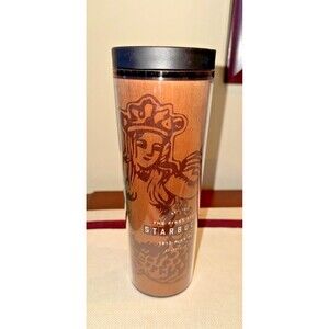 Starbucks Travel Mug from The First Store Pike Place Seattle circa 2013 Brown